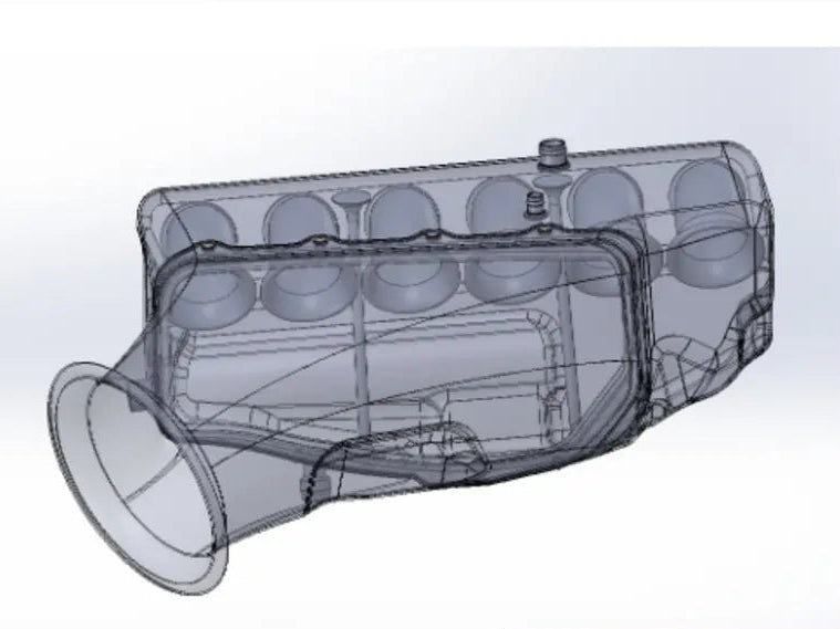 CSL Style Intake Kit - Gloss - S54 Motor E46 M3 (w/ Manual Transmission)
