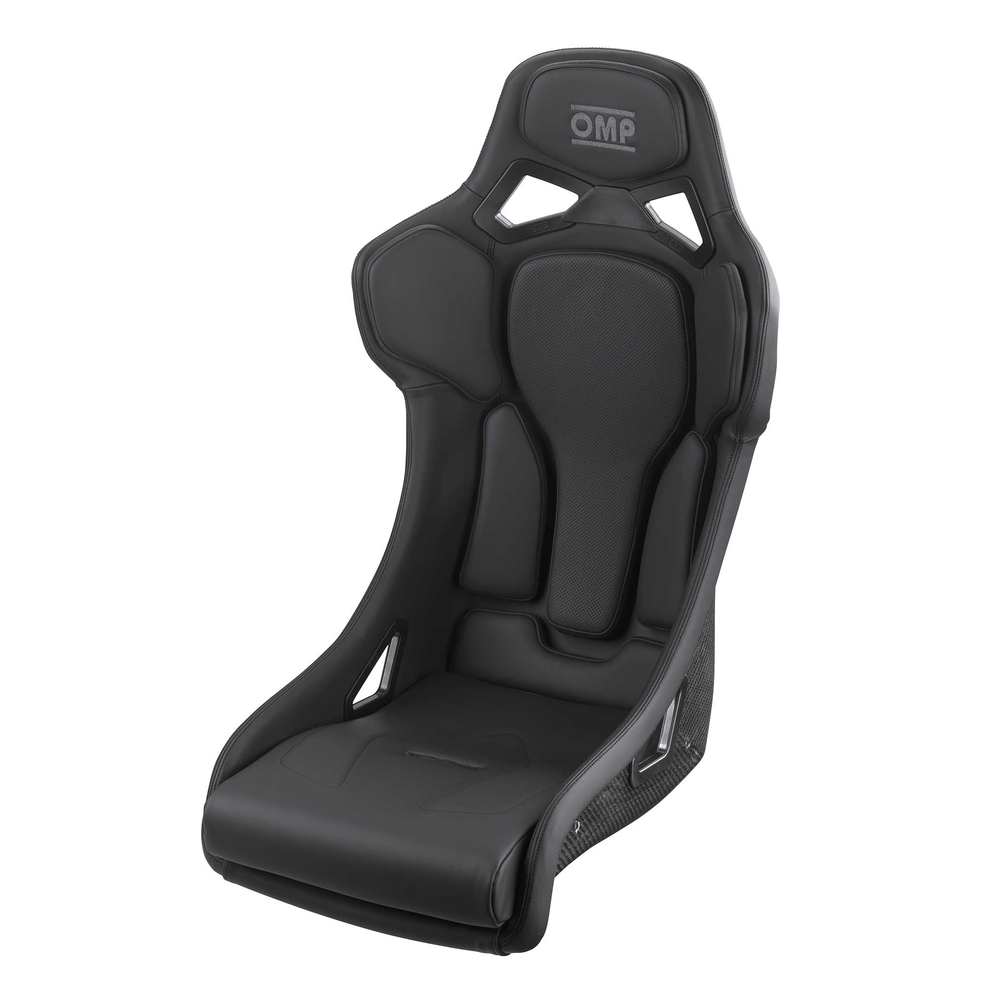 OMP RT Carbon Fiber Seat FIA 8855-1999 in Black Leather (OMP) Part No. HA0-0831-A01
